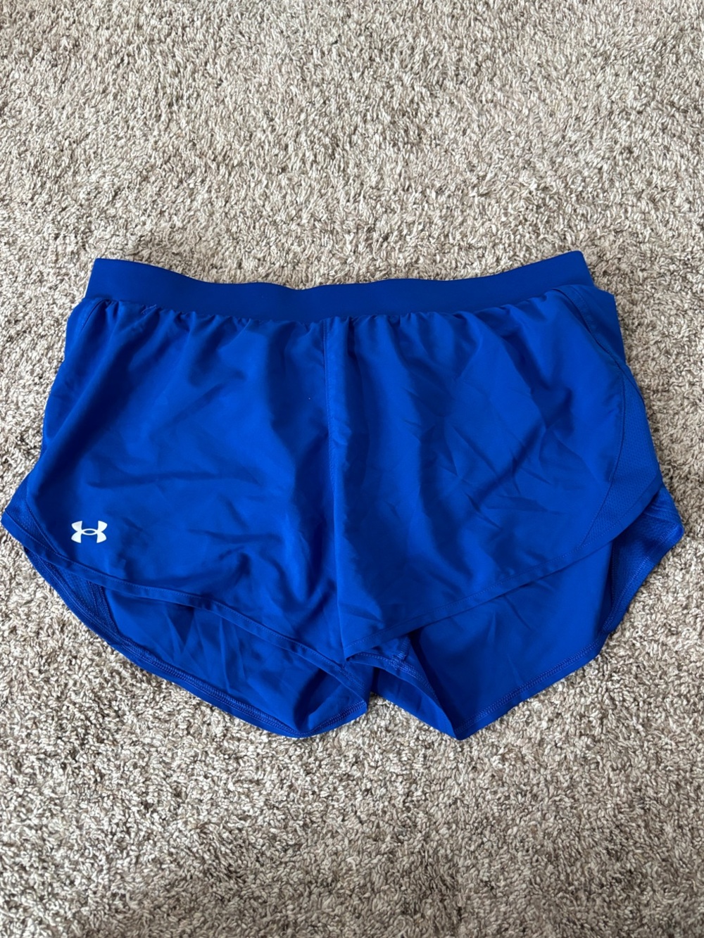 Under Armour Women’s Bright Blue loose Athletic Running Shorts